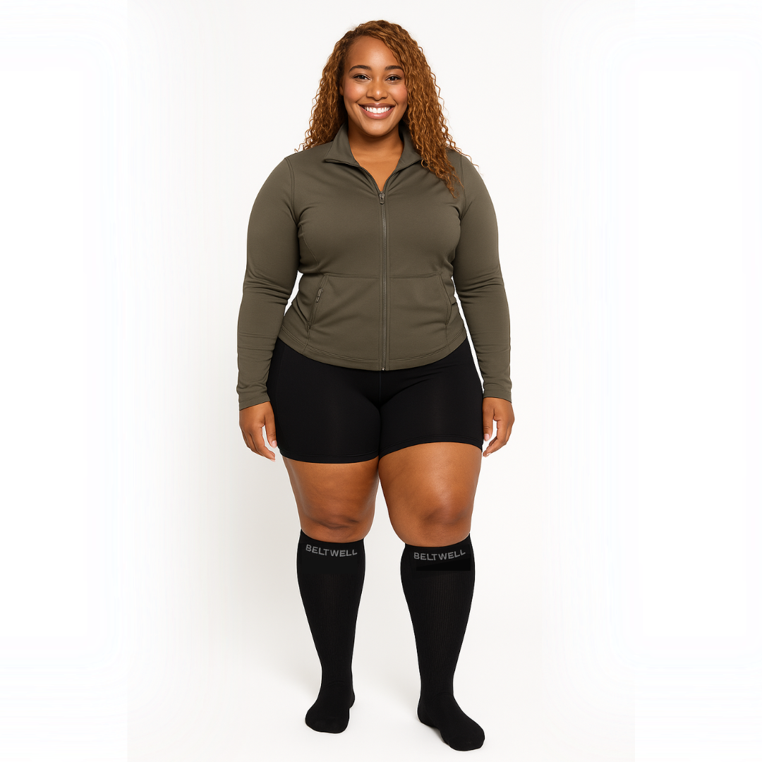 Beltwell® The Original Extra Wide StretchKnit™ Compression Socks 20-30 mmHg
