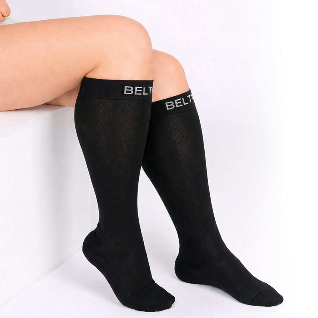 Beltwell® The Original Extra Wide StretchKnit™ Compression Socks 20-30 mmHg