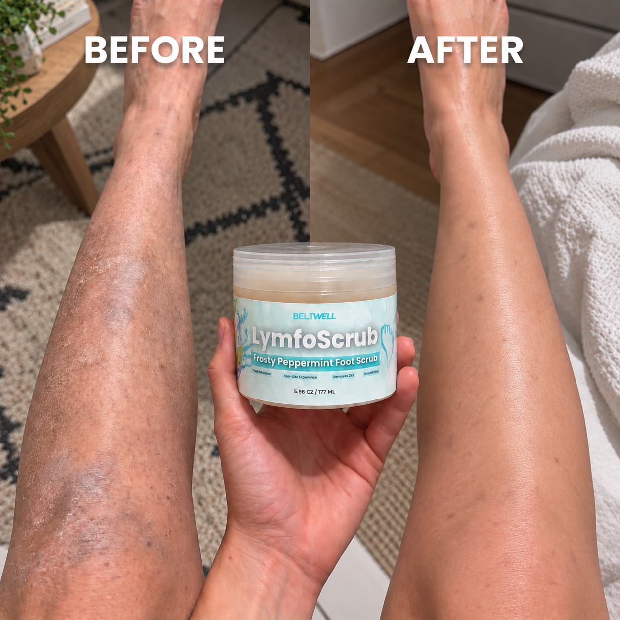Leg & Foot Exfoliation Scrub For Smooth Skin