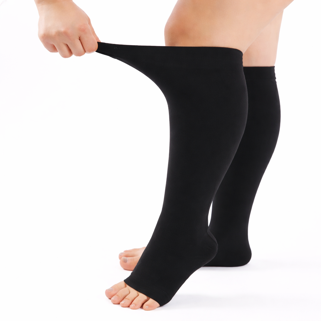 Beltwell® The Original Extra Wide Toeless Compression Socks