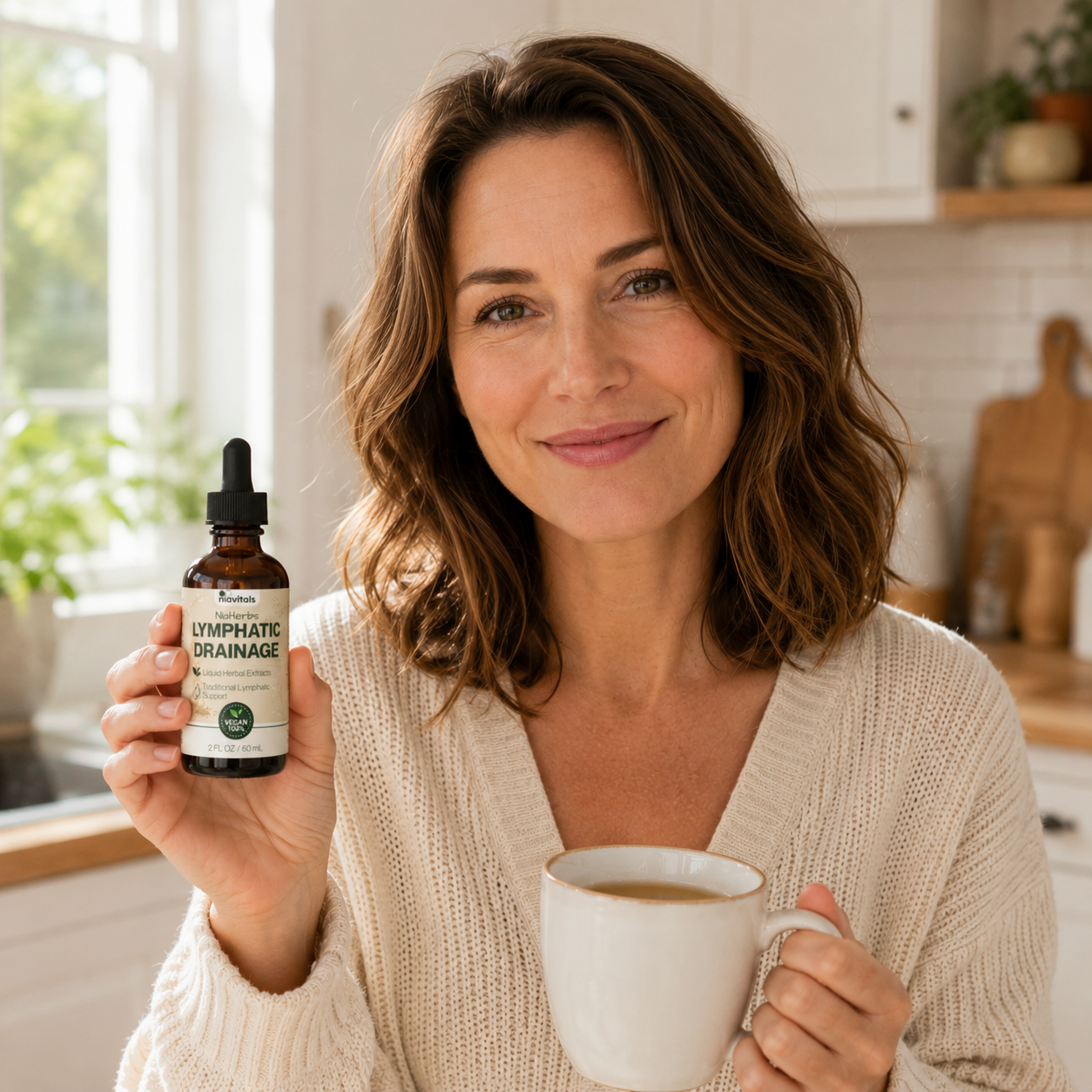 NiaHerbs Red Root & Bromelain Lymphatic Drainage Drops