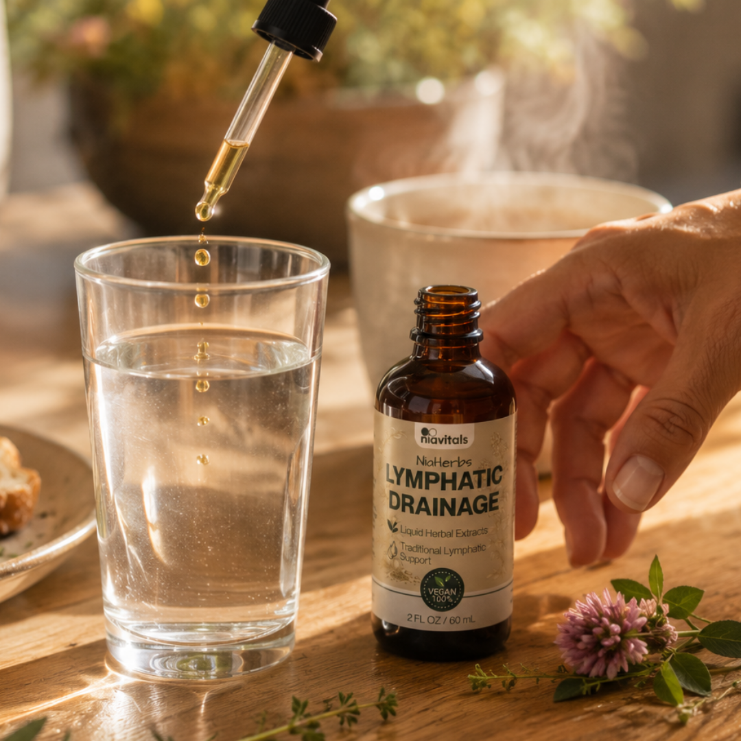 NiaHerbs Red Root & Bromelain Lymphatic Drainage Drops