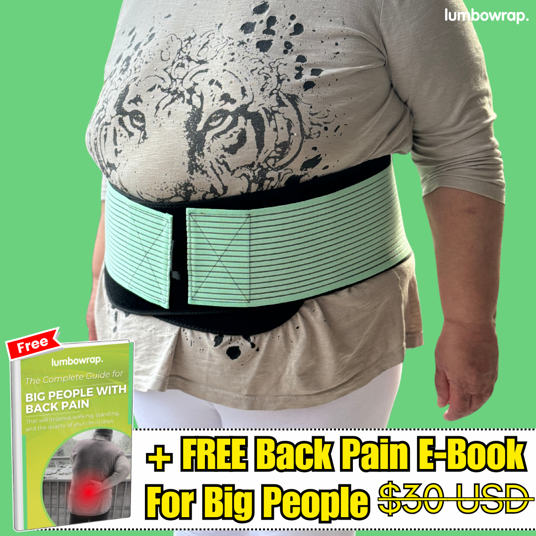 Lumbowrap® - The Complete Lower Back & Hip Pain Wrap For Easier Walking & Standing