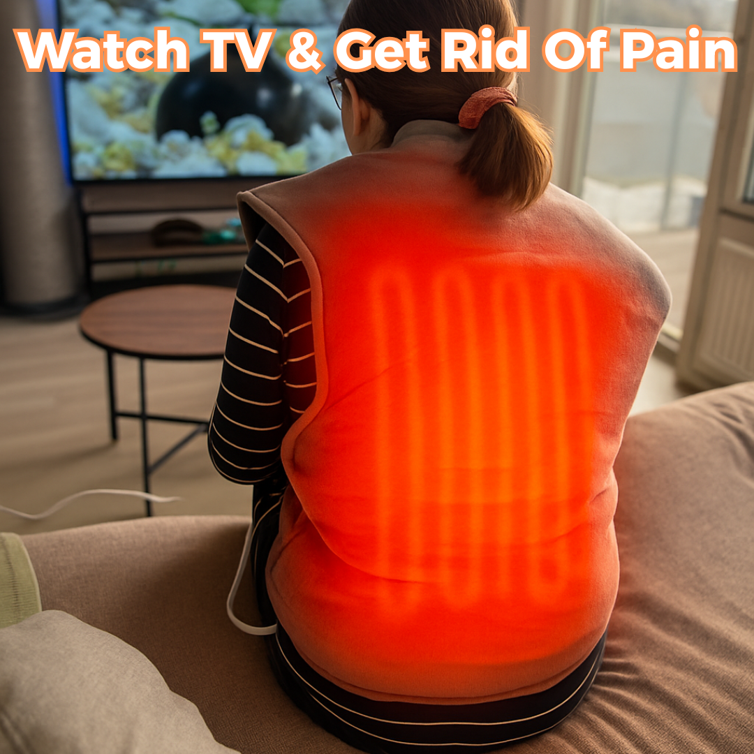 Beltwell® - The Weighted Back & Shoulders Heating Pad With New Heat-Relief 2.0 Technology