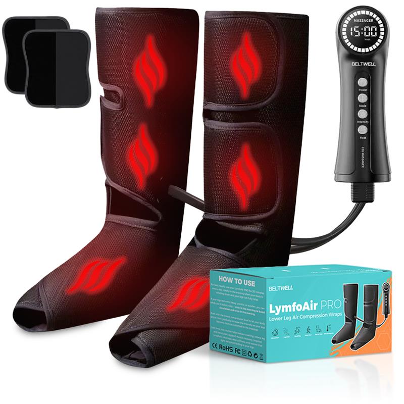 LymfoAir™ PRO - Leg Air Compression Boots With Heat & 3 Massage Modes