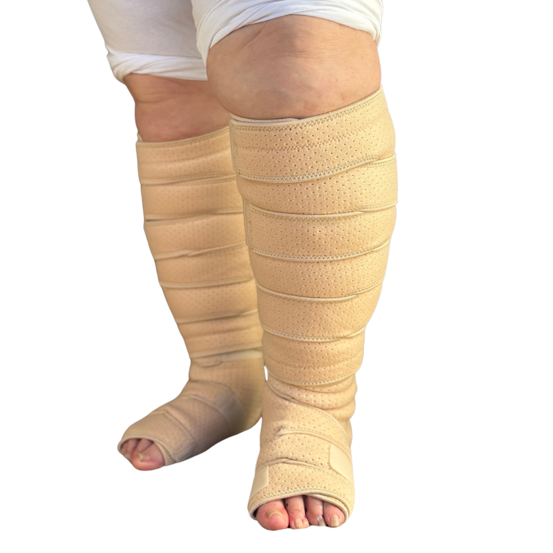 The Lower Leg Compression System For Feet & Calves (2 pack Each) |  BEIGE