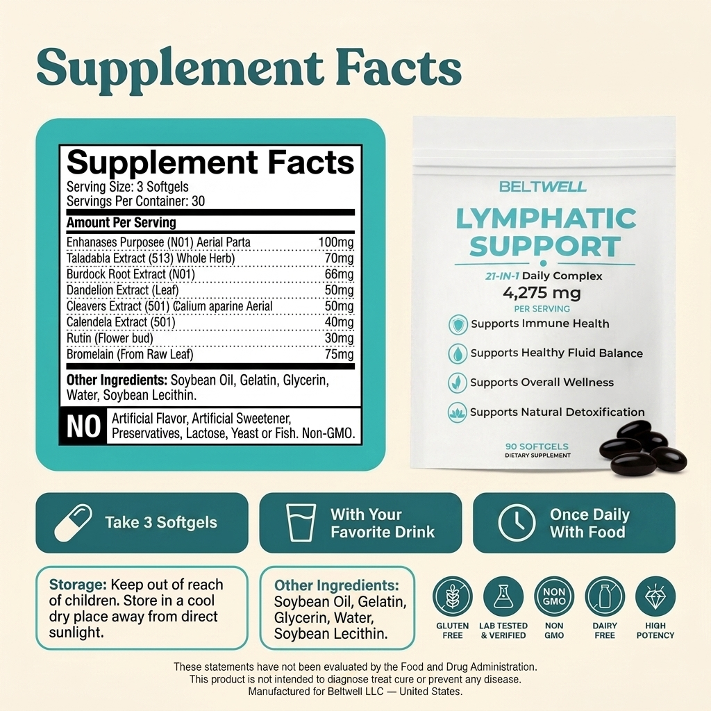 Beltwell® Lymphatic Support+ 21 in 1 Complex