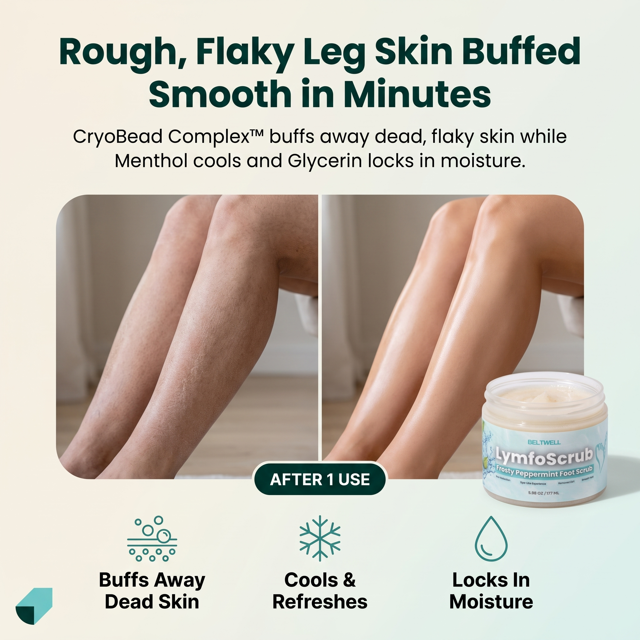 Leg & Foot Exfoliation Scrub For Smooth Skin