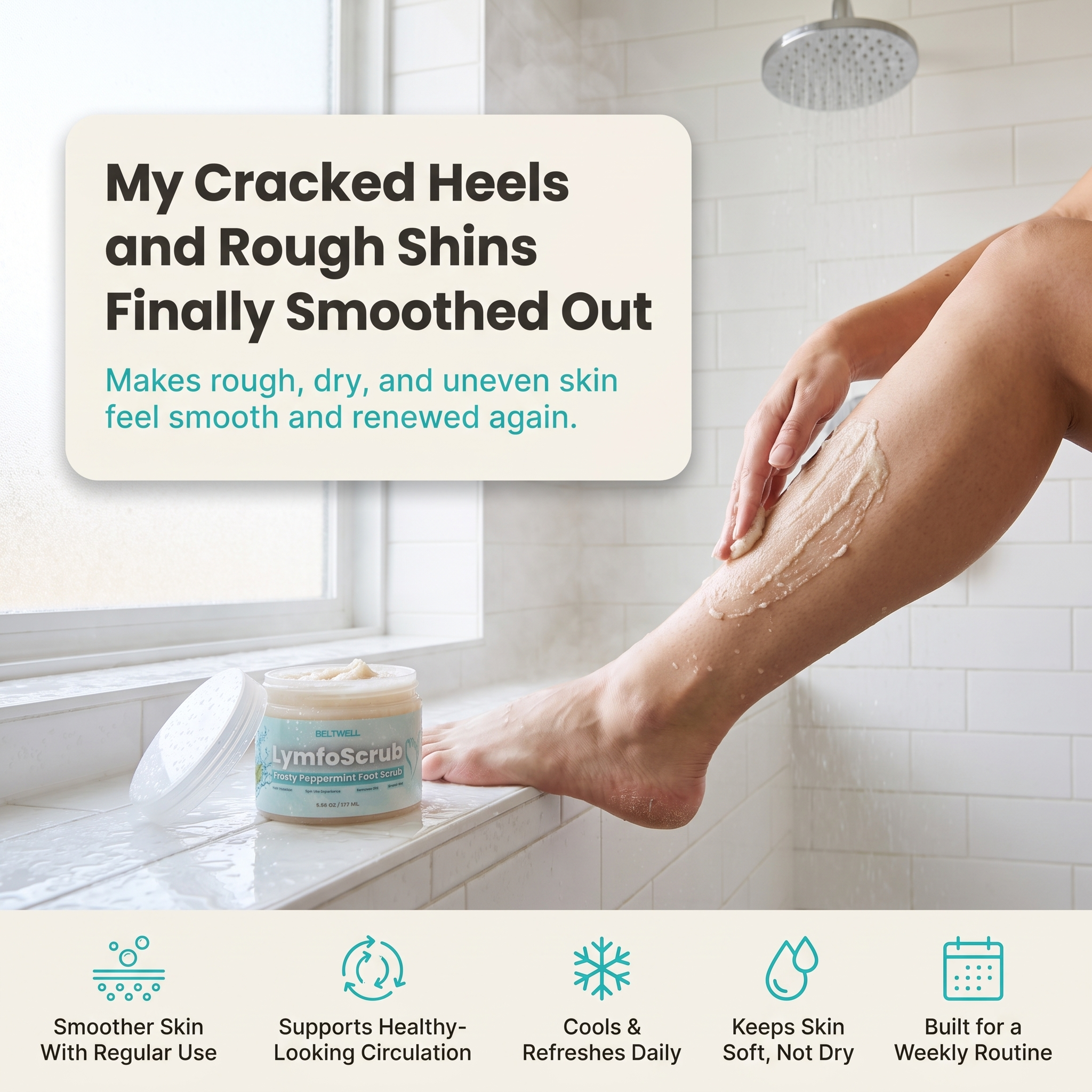 Leg & Foot Exfoliation Scrub For Smooth Skin