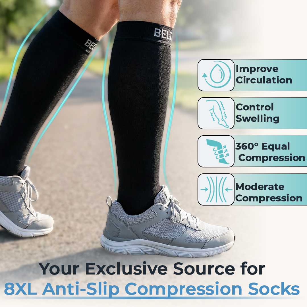 Beltwell® The Original Extra Wide Compression Socks
