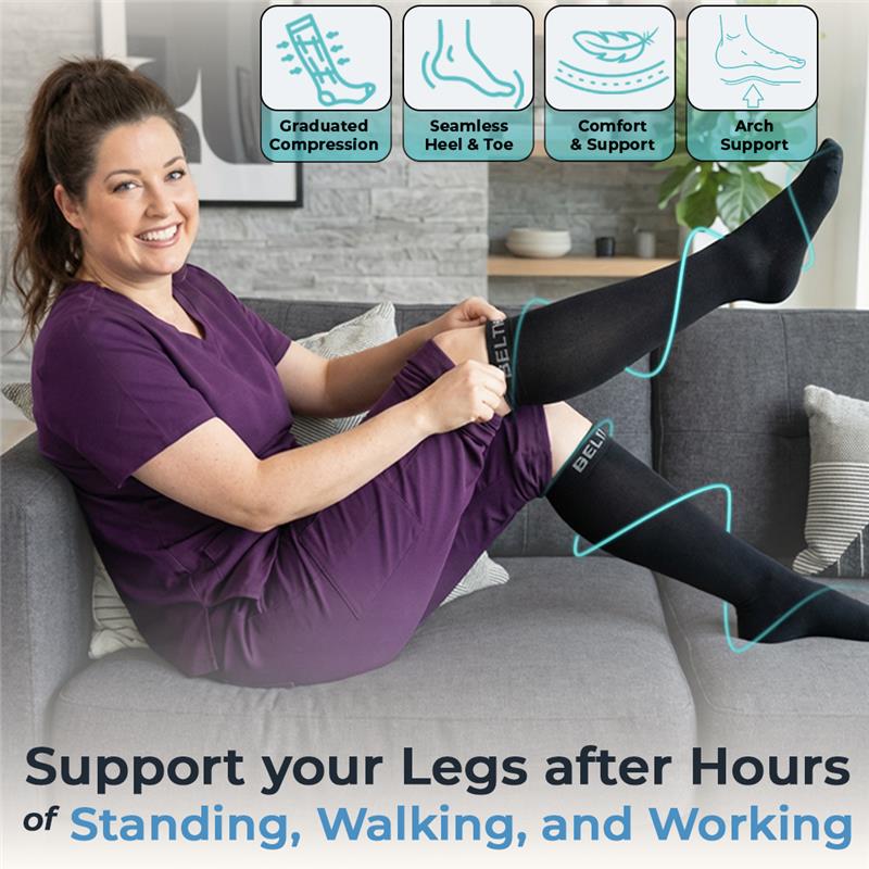 Beltwell® The Original Extra Wide Compression Socks