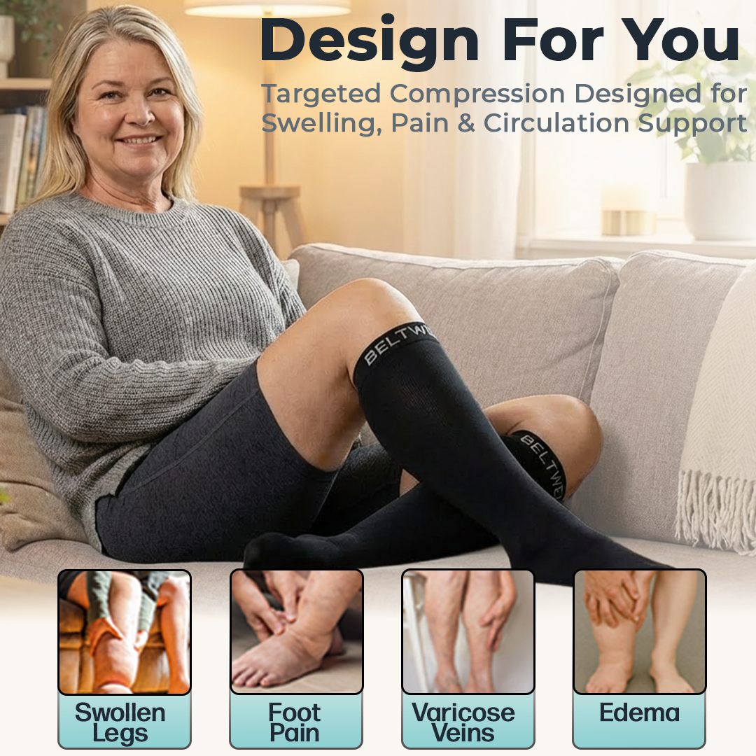 Beltwell® The Original Extra Wide Compression Socks
